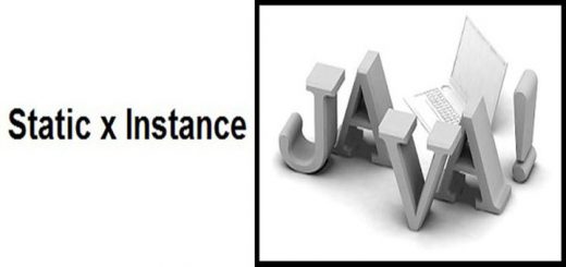 Tutorial Java Static vs Instancia