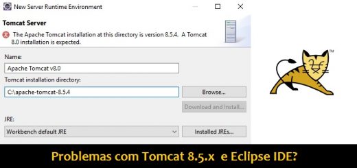 eclipse e tomcat 8.5